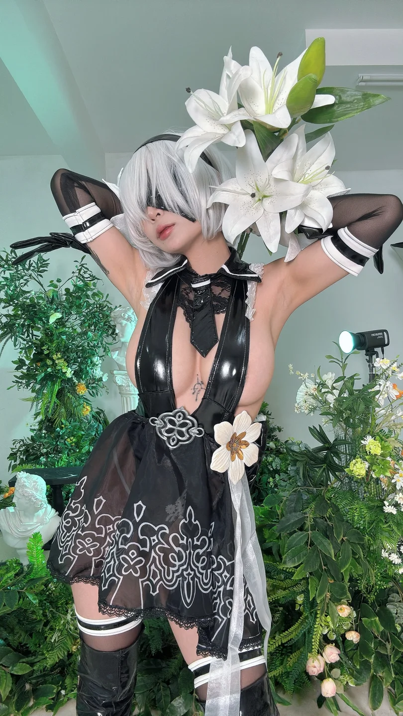 Umeko_J - Eve 2B Dress – Stellar Blade [107P,11V-2.05GB] tg@simisebaisi 【丝足阁】077.webp